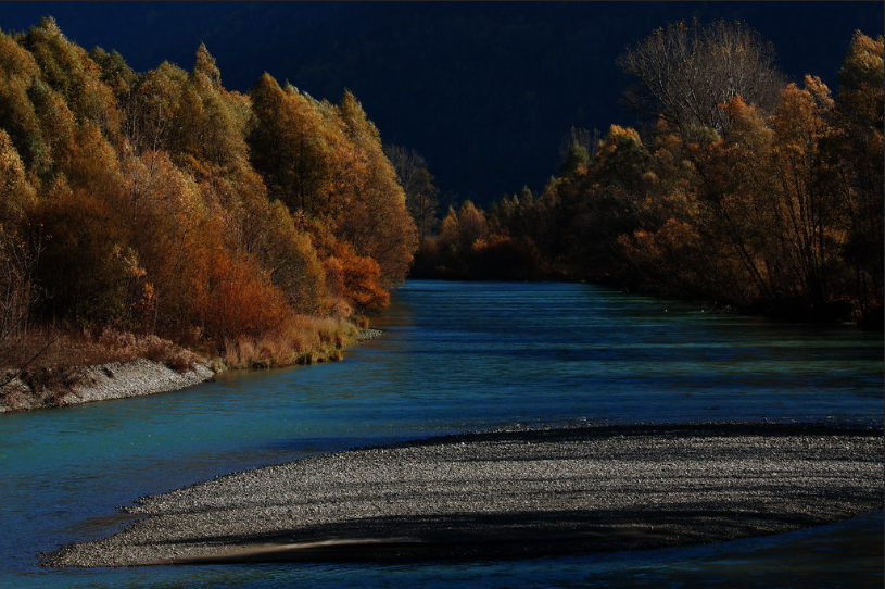 alps,water streem,automn